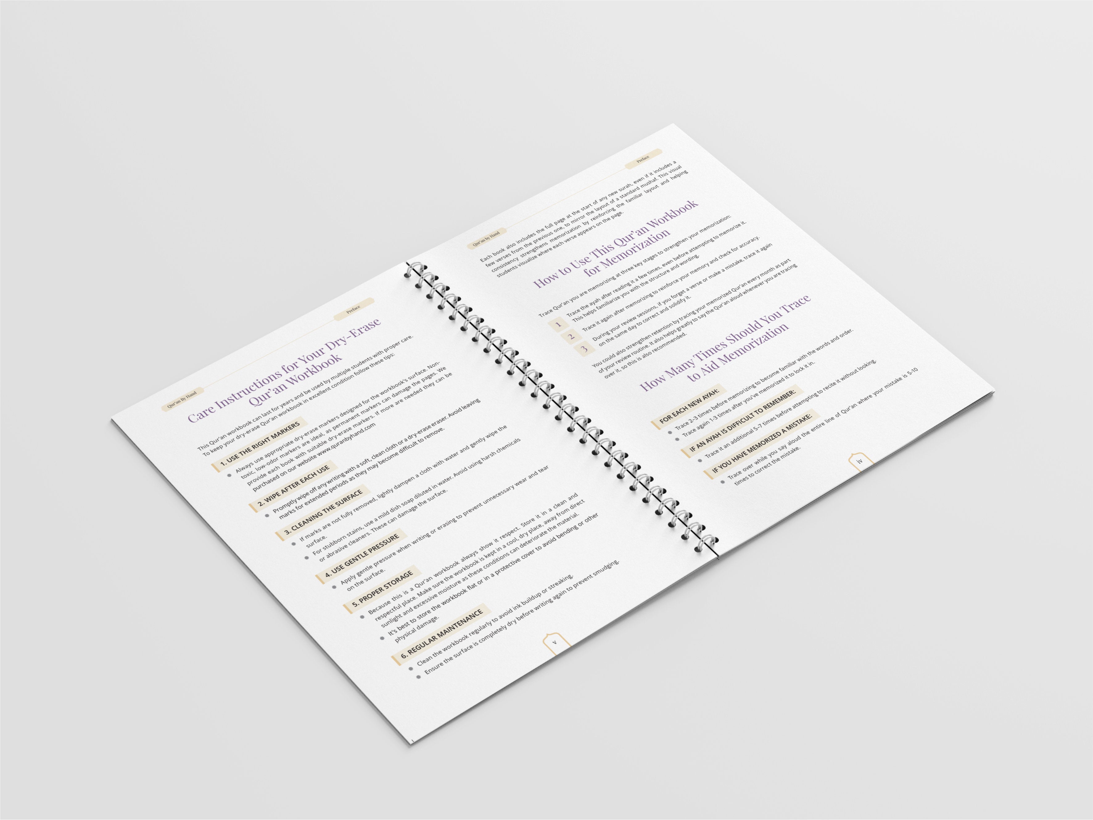 Surah Al-Baqarah Dry-Erase Quran Workbooks & Markers
